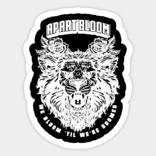 Apart Bloom Lion Negative Sticker